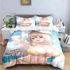 Fashion Sexy Anime Girl Print Bedding Sets Bed Supplies Set Duvet Cover Bed Comforter Set Bedding Set Aldult Gift