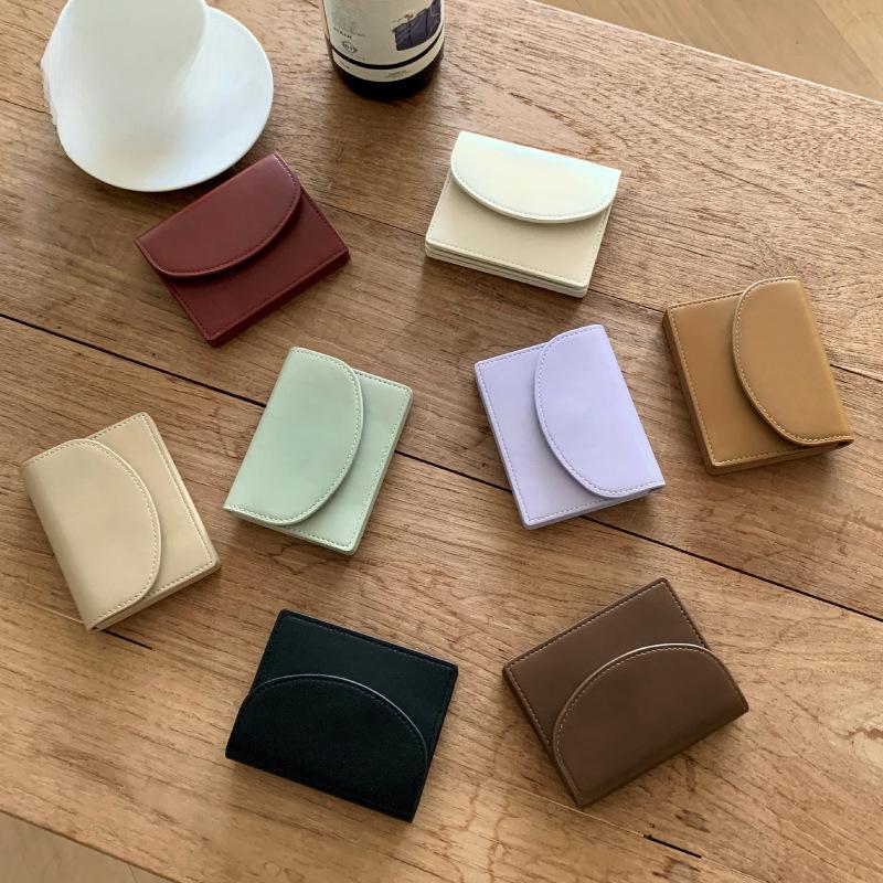 Korean Style Dopamine Color Card Holder - Simple & Multifunctional