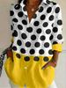 New Women's Casual Long-sleeved Shirt, Casual Versatile Lapel Button-down Shirt Top