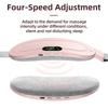 LED Display Electric Warm Waist Belt 4 Gear Massage Vibrating Abdominal Massager  Body Shaping