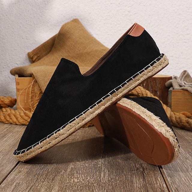 

Новая летняя мужская повседневная обувь, модная обувь, эспадрильи ручной работы в стиле ретро, ​​дышащие износостойкие кроссовки, большие размеры 45, 46, 47 36 чёрный
