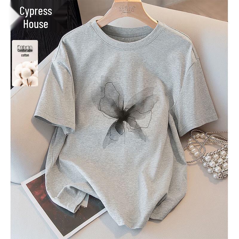 Sibaishi Women s Loose Fit Round Neck T-Shirt XL