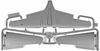 Clear Prop Thai Air Force Hawk Plastic Model CPU72022 Molding Color 1/72 H-75N