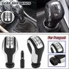 New Car Accessories 5 Speed Gear Shift Knob Lever For PEUGEOT 207 208 307 407 508 308 3008 408 for CITROEN C3 C5 Car styling