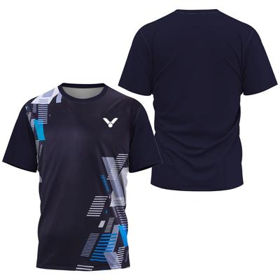 Saugfähiges, atmungsaktives Basketball-Teamtrikot, bequemes Herren-Tischtennis-Schnelltrocknungsanzug, Badminton-Kurzarmoberteile