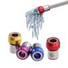 Pack of 4 Screwdriver Magnetizer Drill Bit Protective Cover Strong Screwdriver Protective Cover Home Improvement