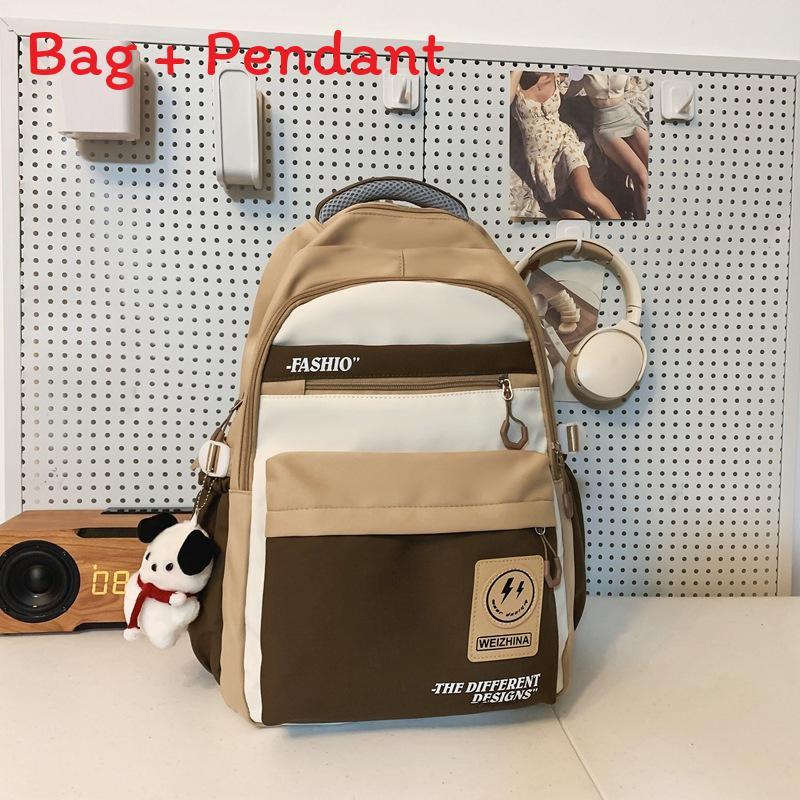 Nylon Fashion Backpack For Students With Feature And Laptop Storage For School Use