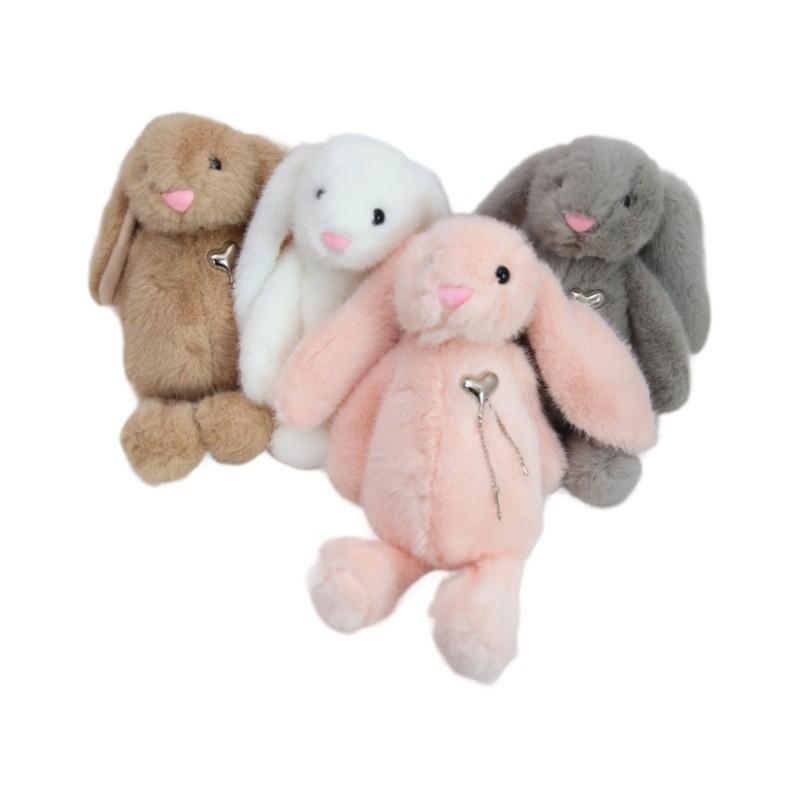 Heart Rabbit Stuffed Doll Animal Plush Toy Children Festival Decoration Gift