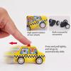 Entertaining Car Model Set Vehicle School Bus Inertial Car for Preschool Kids Birthday Gift Realistic Car Model Set of 6