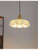 Wabi-Sabi French Retro Cream Glass Chandelier for Aisle, Entrance, Bedside, Bar, Island, Dining Room