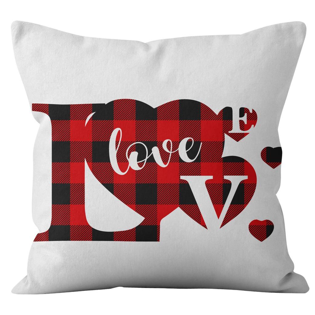 New Valentine's Day Series Pillow Cover Festive Home Gift Pillow Cover