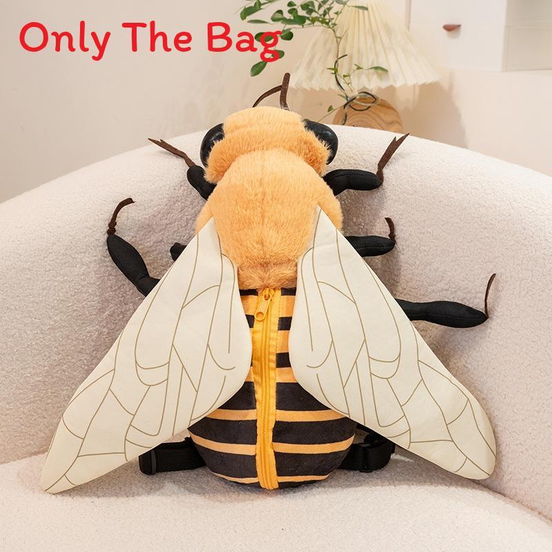 Cute Animal Seals Plush Backpack For Kids Girls Cartoon Cotton Stuffed Toy School Bag