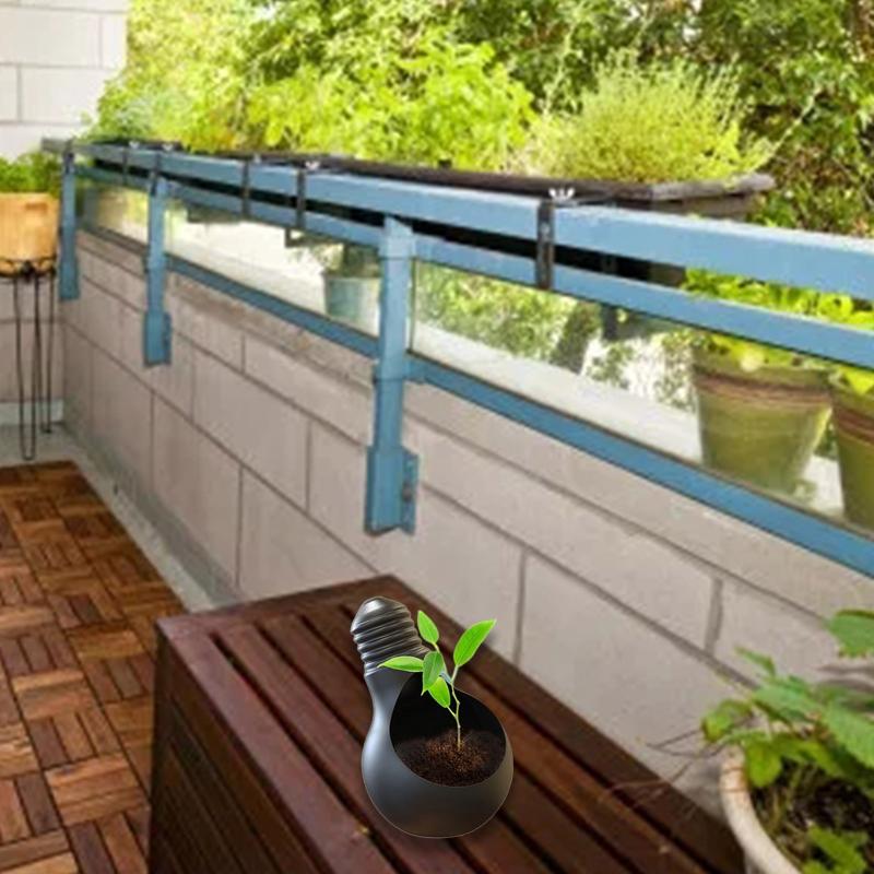 Lovely Cute Bulb Silicone Flower Pot Mold for Succulent Plants Pen Holder Mould Concrete Vase Holder Mold Novelty Gift