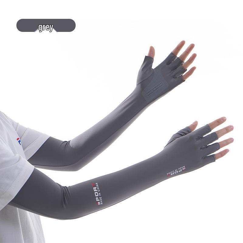 Women's Anti-UV Sun Protection Gloves - Thin, Long Ice Silk Sleeves for Summer Driving and Cycling