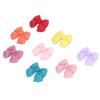 16pcs Soft Fabric Dog Bow Tie Mini Size Pet Bow Clip Cute Look Pet Hair Clip  Small Pet