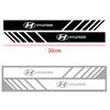 2Pcs Universal Auto Car Sticker Fashion Strips Side Rear View Mirror Decor Decal For Hyundai I10 I20 I30 I40 IX20 IX35 Tucson E7