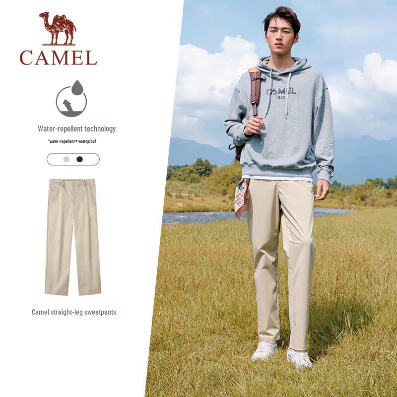 CAMEL Outdoor Water-Repellent Straight-Leg Casual Pants