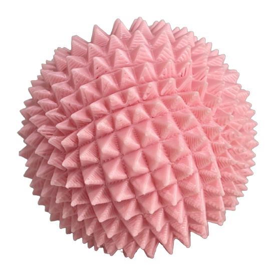 3D Printed Spiky Massage Ball Stress Relief Spiked Massager Roller Plantar Fasciitis Physical Therapy Hand Relief Tools