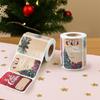 Christmas Gift Name Stickers Merry Christmas Decorations for Home 2025 Xmas Gifts Lables Ornament Navidad Natal New Year 2026