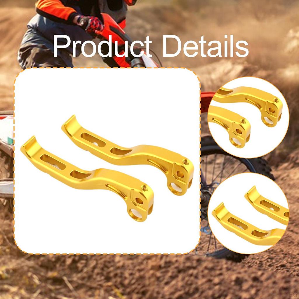 2 Pieces Brake Clutch Lever Hand Levers, Left & Right Levers for X/S Motorcycle