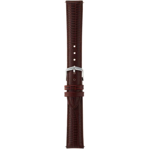 CREPHA Watch Strap, 18mm, Brown, Calfskin Leather, Water-Repellent, Antibacterial, and Odor-Resistant, with Buckle and Tool Included, H29-18
