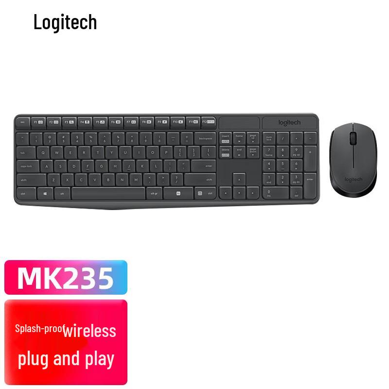 Logitech MK235 Wireless Keyboard and Mouse Combo