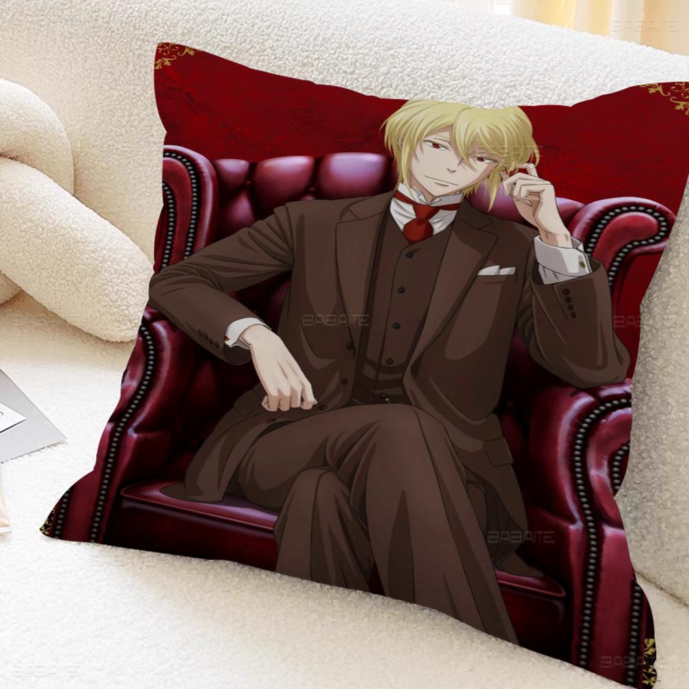 Anime Ryuukoku No Moriarty Pillow Gift Home Office Decoration Bedroom Sofa Car Cushion Cover Case 45x45