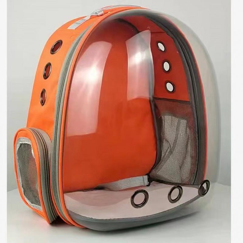 Transparent Pet Carrier Backpack Cats Dogs - Breathable Travel Bag With Side Opening 31L Capacity 5-7kg Weight Range