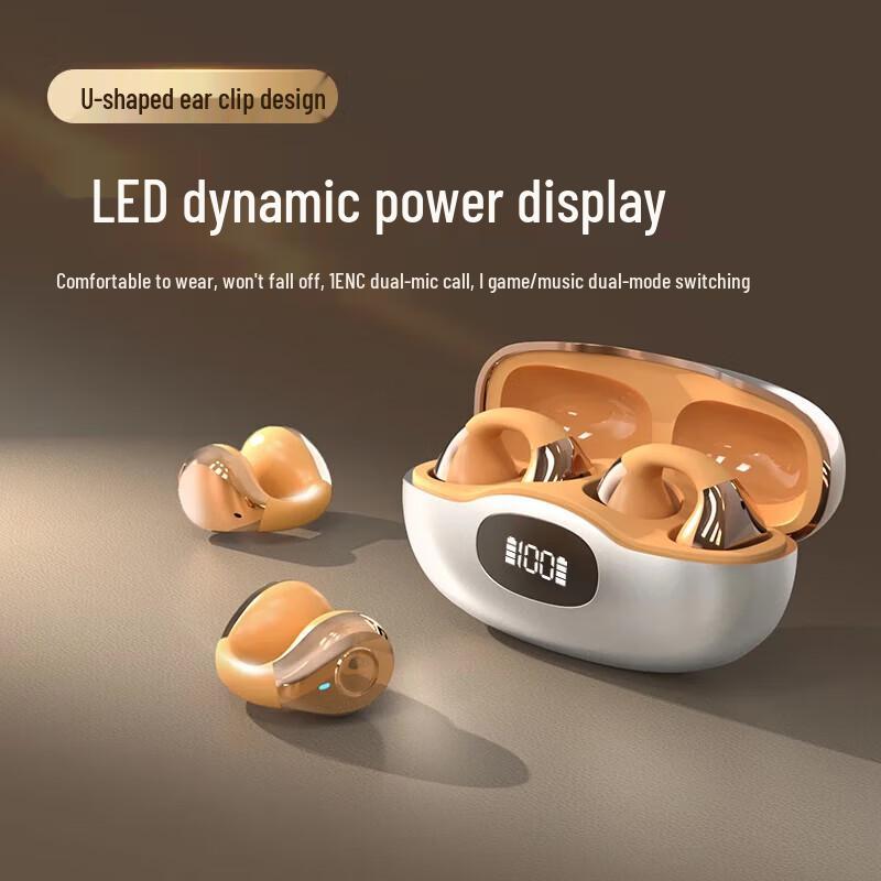 

Lenovo Open-Ear Clip-On Wireless Earbuds