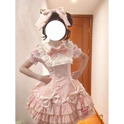 Youthful Puff Sleeve Summer Dress - Stylish Waist-Hugging Princess Design for Women