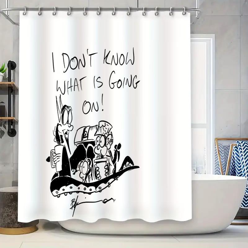 

Anime Bathroom Decor Shower Curtain Japanese Cartoon Manga Otaku Backdrop Waterproof Home Decor Gift Idea Room Divider W60H190(CM)-1 Pcs