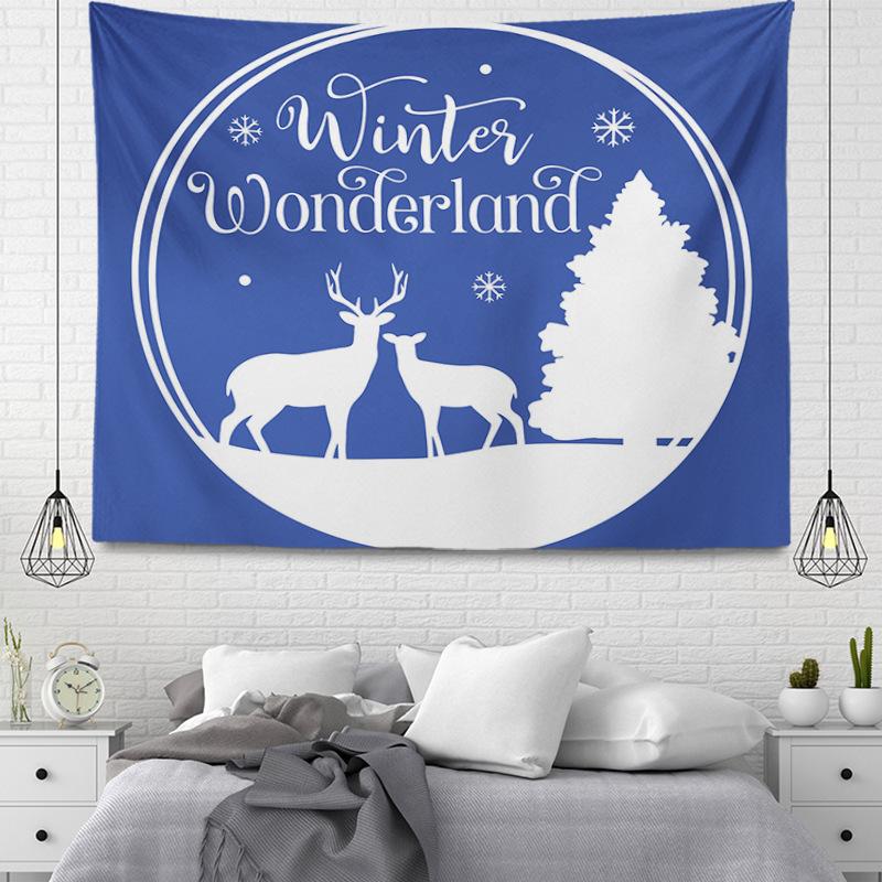 Рождественская серия Подвесной тканевый гобелен 100x75cm — фото 11