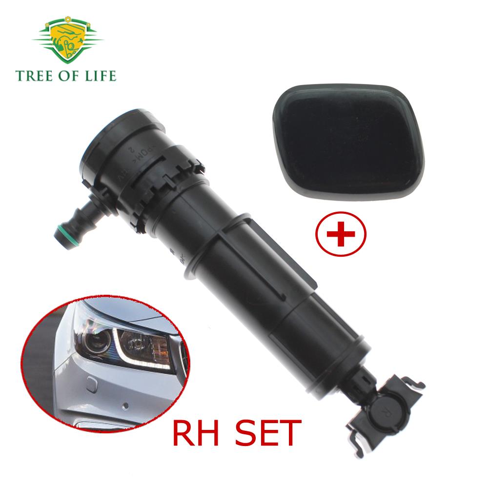 For Kia Carnival Sedona 2015 2016 2017 2018 (LH&RH) Front Headlight Headlamp Washer Sprayer Nozzle Jet Cover Cap High-quality