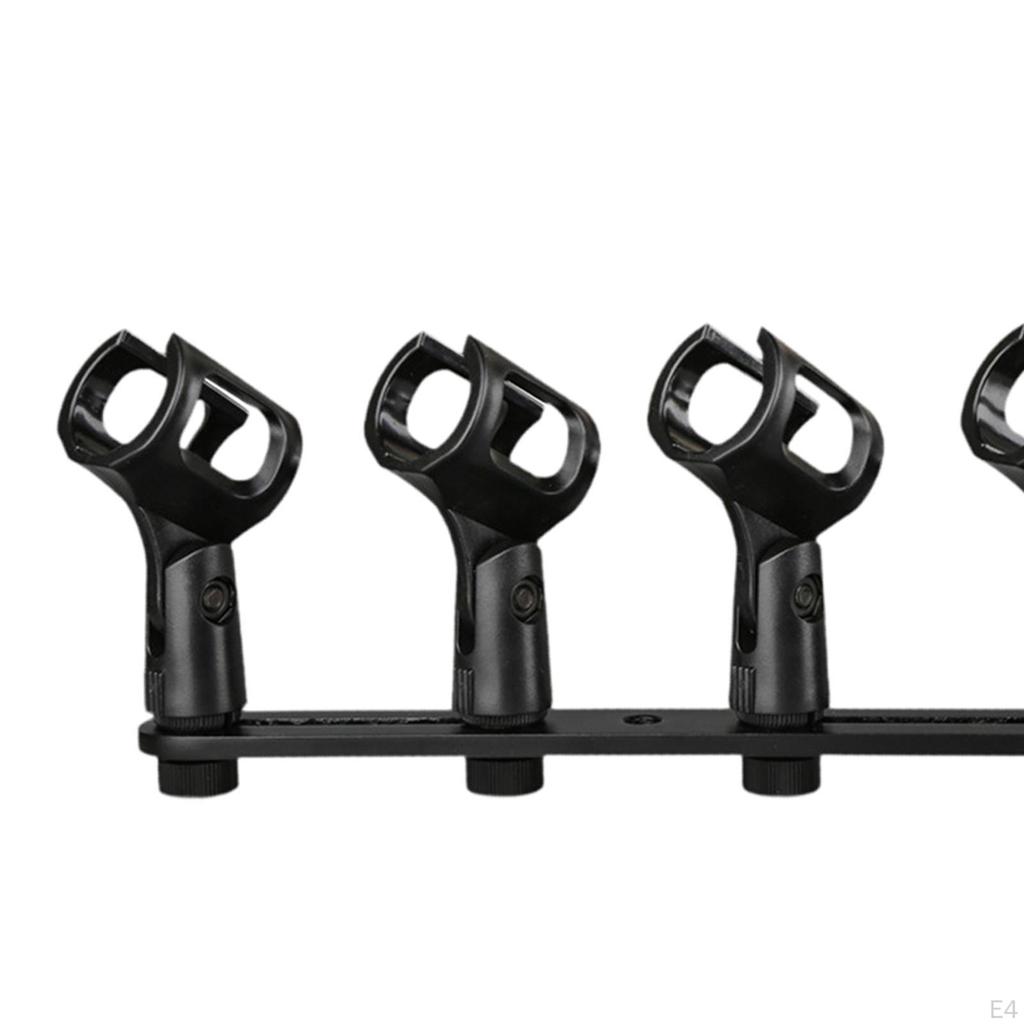 Bar Holder Mic Mount Compact Sturdy Heavy Duty Stereo Array Spacing