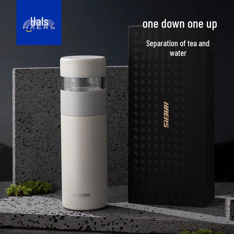 HAERS 316 Stainless Steel Tea Infuser Insulated Bottle 400ml