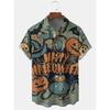 Unisex 26 Fashionable Halloween Shirts for Men and Women in Cute Style  Party and Festival Tops  Pumpkin Head Printed Short Sleeves
