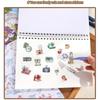 1Pcs A5 Flower Painting Landscape Material Collage Release Paper Notebook Creative DIY Student Supplies Stationery