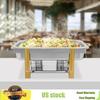 Bymaocar 9L Edelstahl Elegantes Chafing Dish Buffettablett Speisenwärmerbehälter mit Deckel für Buffets/Hotelfrühstück