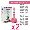 RideNow Tpu Inner Tube Metal Nozzle Gravel 45g MTB 29inch 56g Removable Valve Cores External Thread Tube with 1pc Tire lever