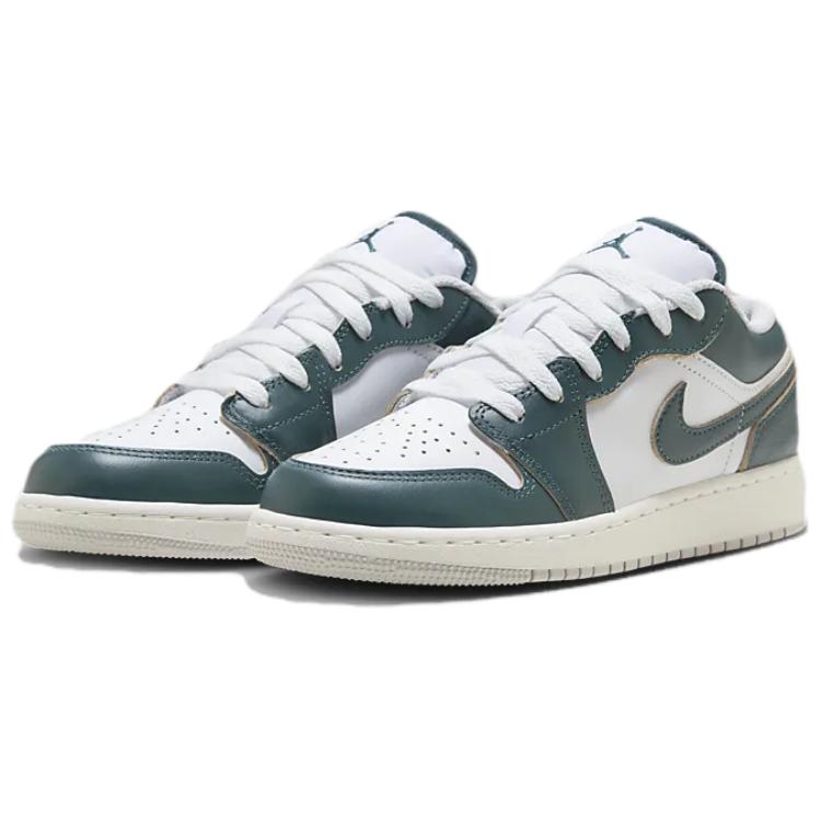 Air Jordan 1 Low SE GS "Oxidized Green/White/Sail/Neutral Grey" FQ8041-300