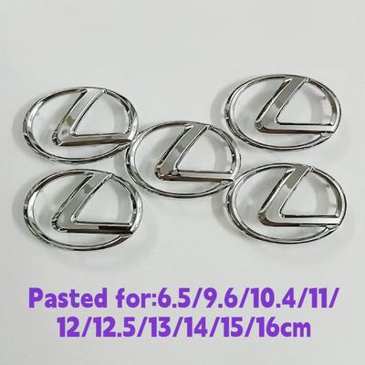 Bright Silver Front and Rear Emblems for, Lexus Grille Badge for ES350 240 IS300 Front and Rear Car Logo Sticker