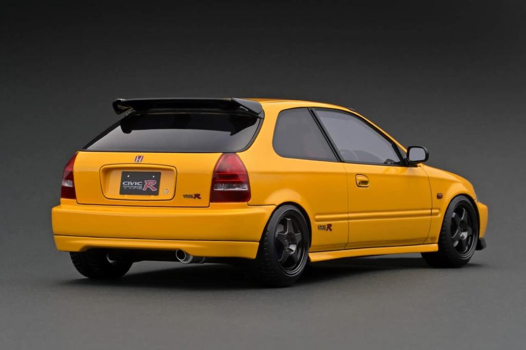 Ignition Model Honda CIVIC Type R Yellow Finished Product IG2676 1/18 (EK9)