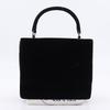 Prada One Handle Handbag Vintage NERO Black Velor Women Used