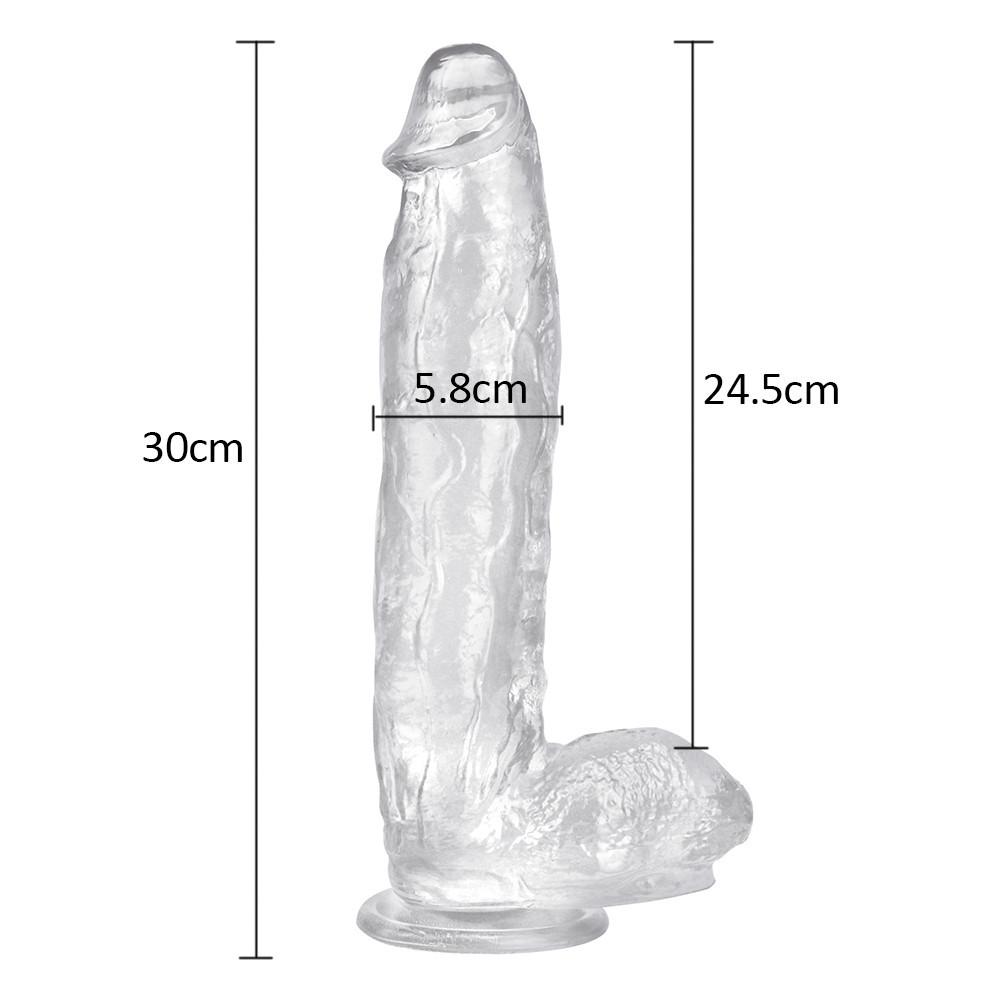 Obrovské dildo RUNYU ženský masturbátor super měkký realistický penis dildo silikonová přísavka ženy velký péro