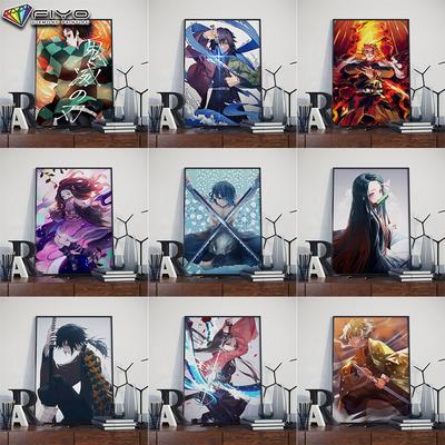DIY 5D Diamond Painting Demon Slayer: Kimetsu No Yaiba Cross Stitch Kit Full Drill Embroidery Mosaic Art Picture of Rhinestones Gift