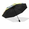 1pc Cinnamoroll Space Adventure Automatic Folding Umbrella - Portable 3-Fold Design with Iron Frame, Outdoor for Fans, Travelers, Everyday Use, Festiv