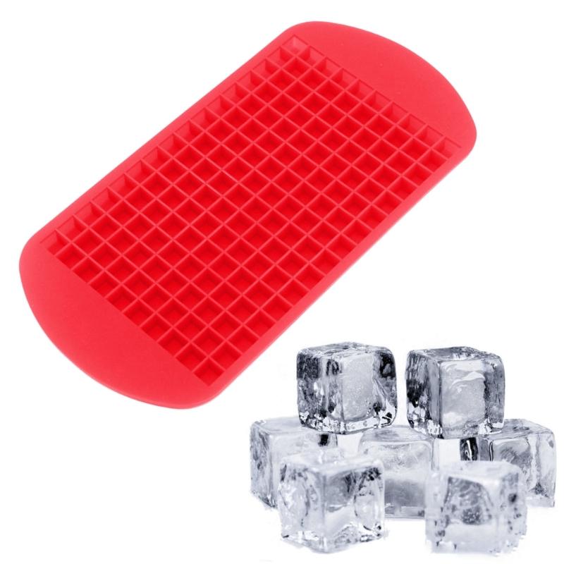 Flexible Silicone Ice Cubes Tray 160 Grid Molds Multipurpose Kitchen Tool for Drink Dessert and Creative Food Preparation