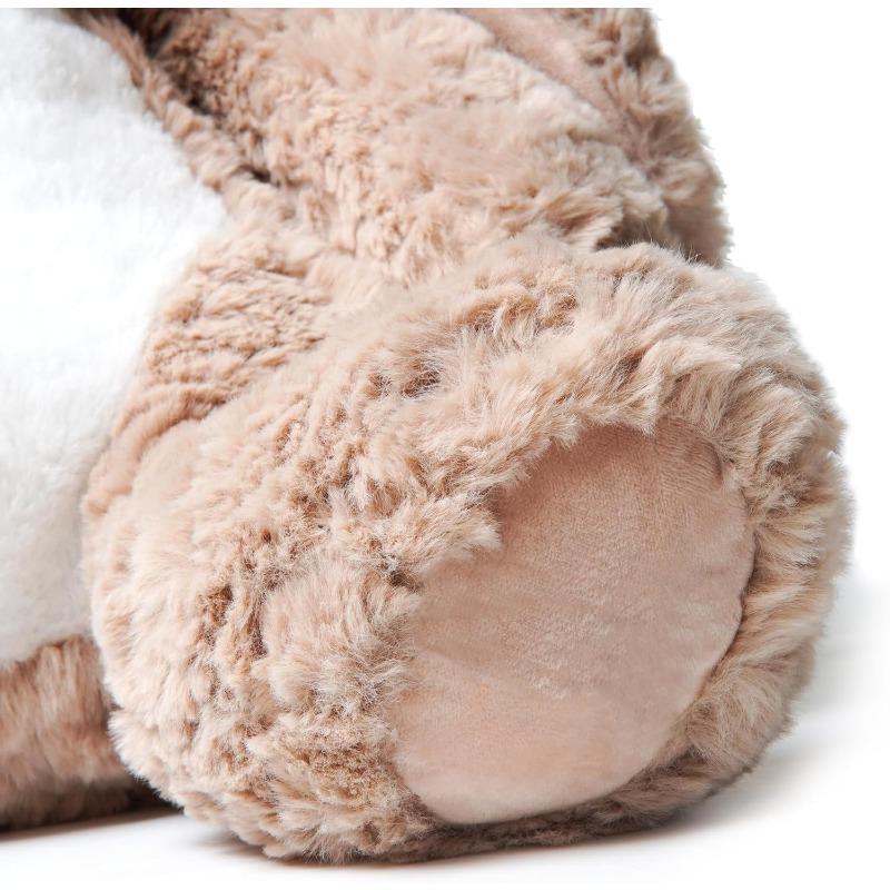 38cm  Bunny Stuffed Animals, Angry Bunny Plush Toys, Stuffed Rabbit Pluhine, Plush Rabbit Stuffed Animal, Perfect for a Gift (Brown)