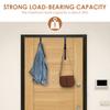 4Pcs Hooks Over The Door Hooks Adjustable Cubicle Bathroom Clothes Towel Hanger Metal Shower Kitchen Organizer Rack