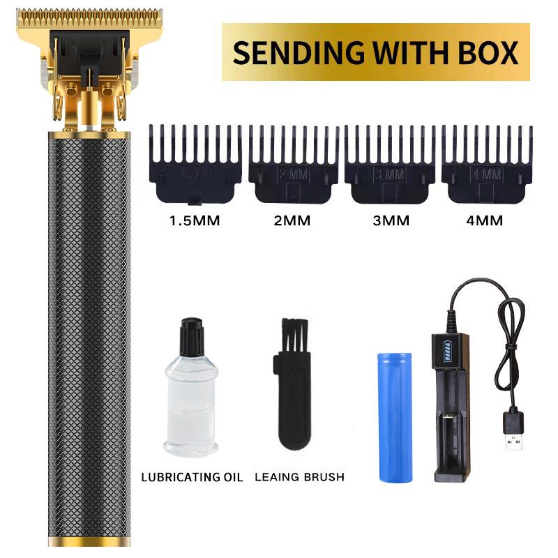 Electric Hair Clipper & Shaver - Home Grooming Tool for Precision Cuts & Oil Head Carving